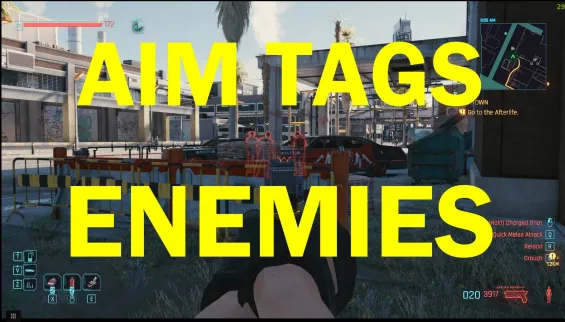Mod Id Tags Aim Reveals (Tags) Enemies ゲームプレイ - Cyberpunk 2077 Mod データベース MOD紹介・まとめサイト