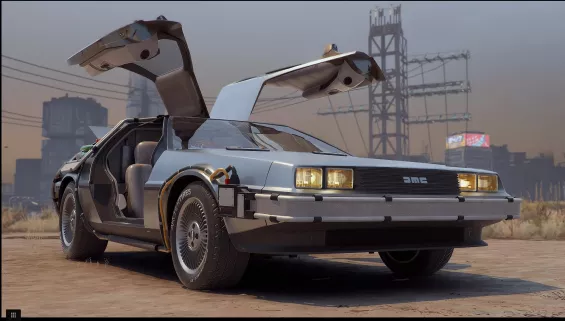 DeLorean DMC-12 BTF(Back to the Future) 車両・バイク - Cyberpunk
