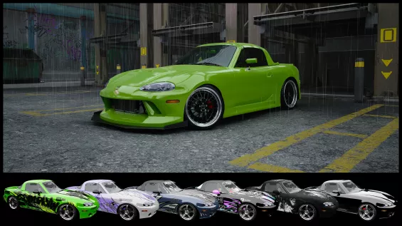 Mazda MX-5 Miata (NB2) - ArchiveXL 車両・バイク - Cyberpunk 2077