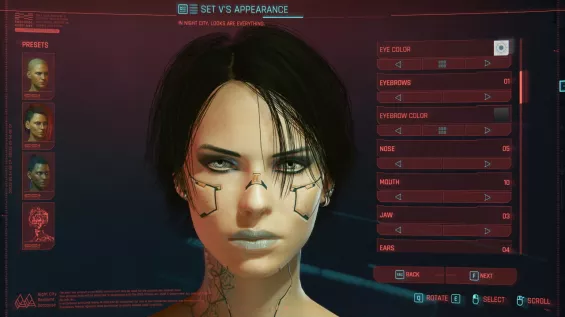 V Preset - Sliders キャラクター - Cyberpunk 2077 Mod データベース
