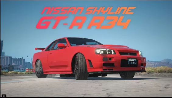 02' Nissan Skyline GT-R R34 車両・バイク - Cyberpunk 2077 Mod