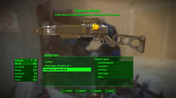 レーザーライフル おすすめMOD順 - Fallout4 Mod データベース
