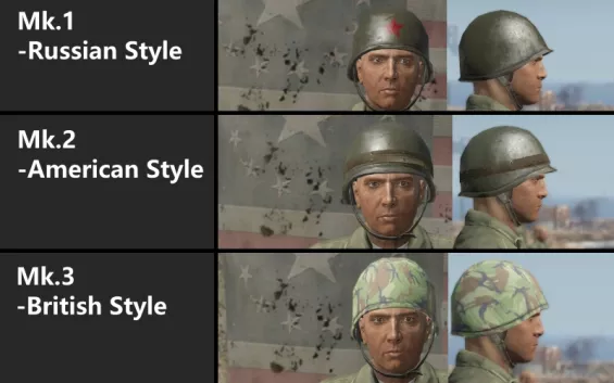 Classic Army Helmet and Field Caps 服 - Fallout4 Mod データベース