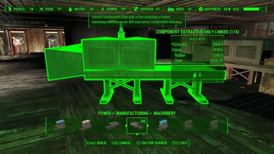 Factory Fallout 4 Build Better Manufacturing 日本語化対応 クラフト - 家/居住地 - Fallout4 Mod データベース MOD紹介・まとめサイト