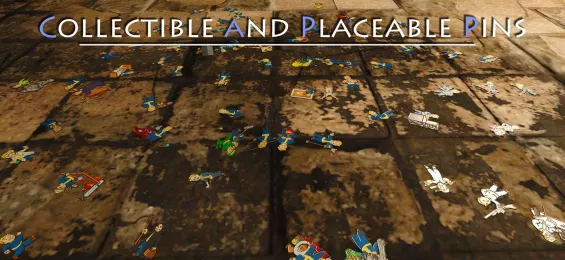 Pin 4 Mod Collectible and Placeable Pins 日本語化対応 収集品・宝探し - Fallout4 Mod データベース MOD ...
