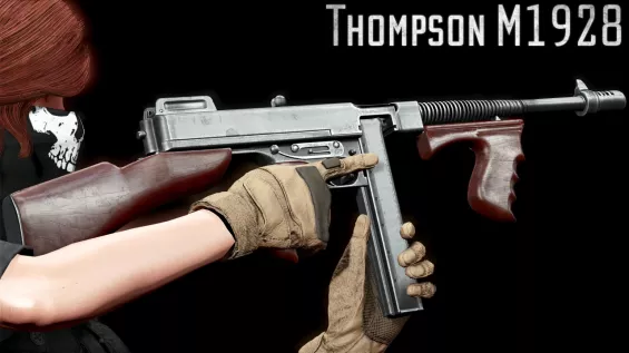 M1928A1 Thompson - Day of Infamy 日本語化対応 武器 - Fallout4 Mod