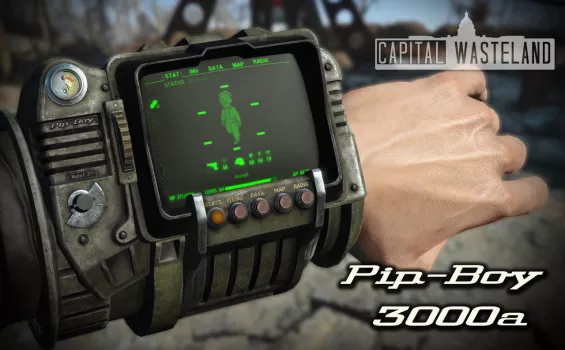 Pip-Boy 3000A 日本語化対応 ピップボーイ - Fallout4 Mod