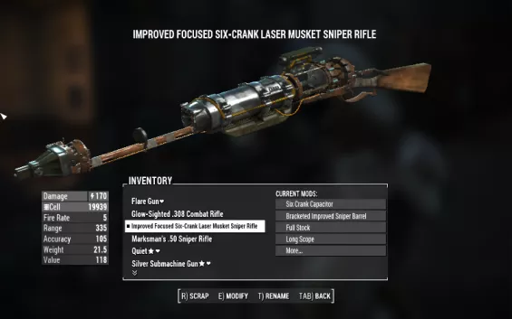 fallout ショートレーザーライフル Wattz Laser Gun : Fallout4⚡情報局