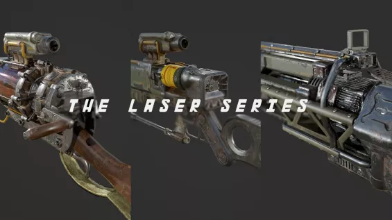 Fallout AER9LaserRifle レーザーライフル おまけ付き レーザー武器