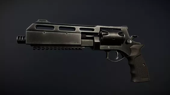 完成品】ロシア軍 RSh-12.7 リボルバー RSh-12 assault revolver and