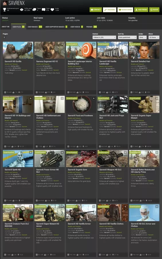 おすすめMOD順 PAGE 39 - Fallout4 Mod データベース
