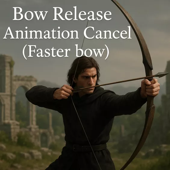 Perfect Release Animation Bow Release Animation Cancel (faster bow) ゲームプレイ - Oblivion Remastered ...