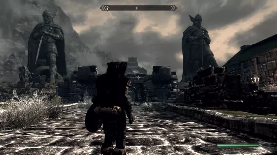 The lord and mighty Talos statues of windhelm イマージョン - Skyrim Mod ...