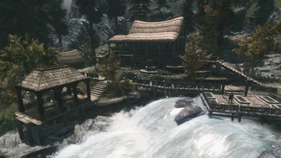 Riverside Lodge - Buildable Edition 家 - Skyrim Mod データベース MOD紹介・まとめサイト