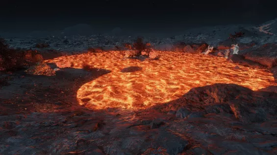 Praedy's lava re-texture 環境 - Starfield Mod データベース MOD紹介